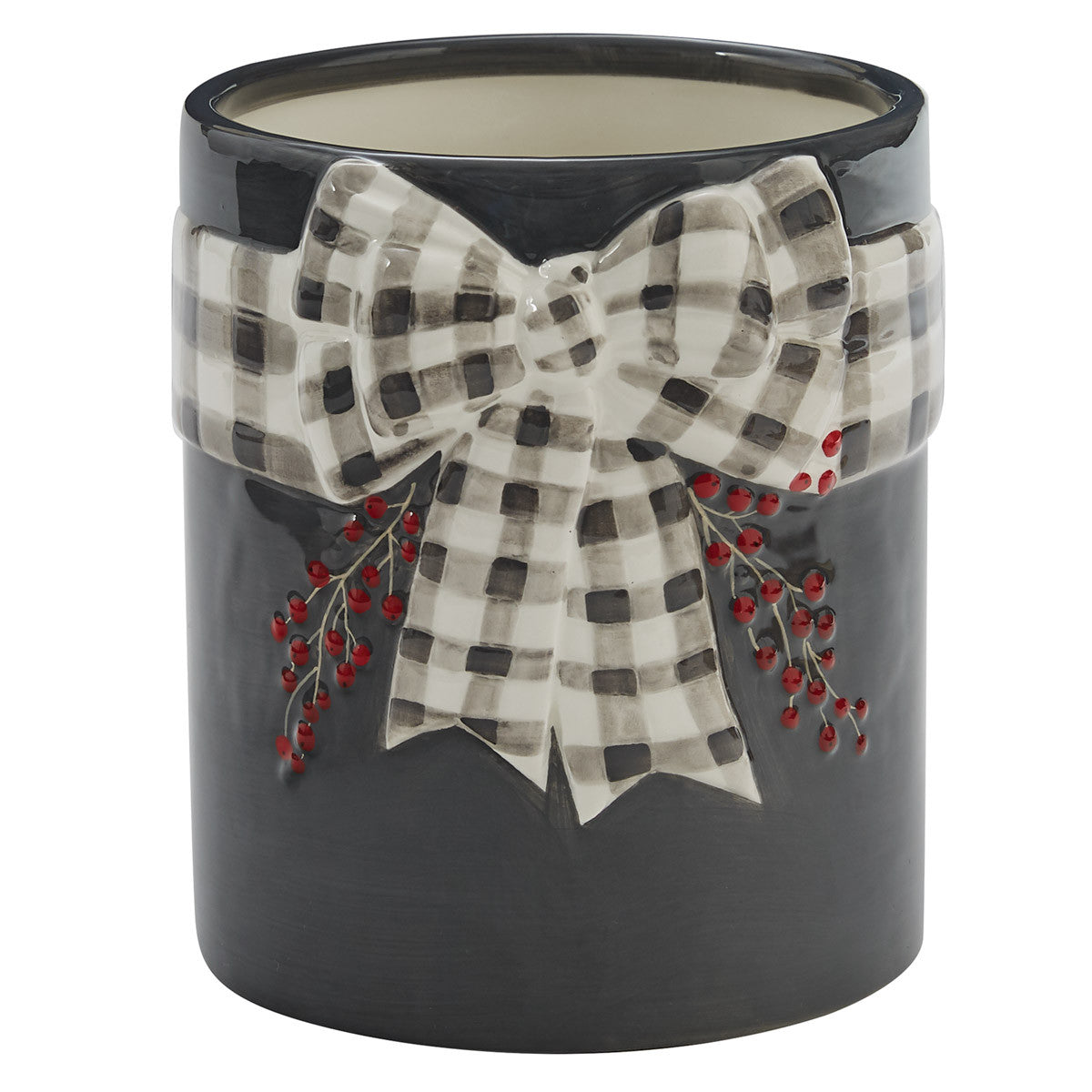 Home For Christmas Utensil Crock - Park Designs