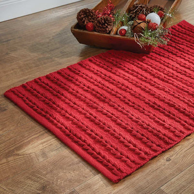 Winter Magic Rug - Scarf Red 2x3 Park Designs