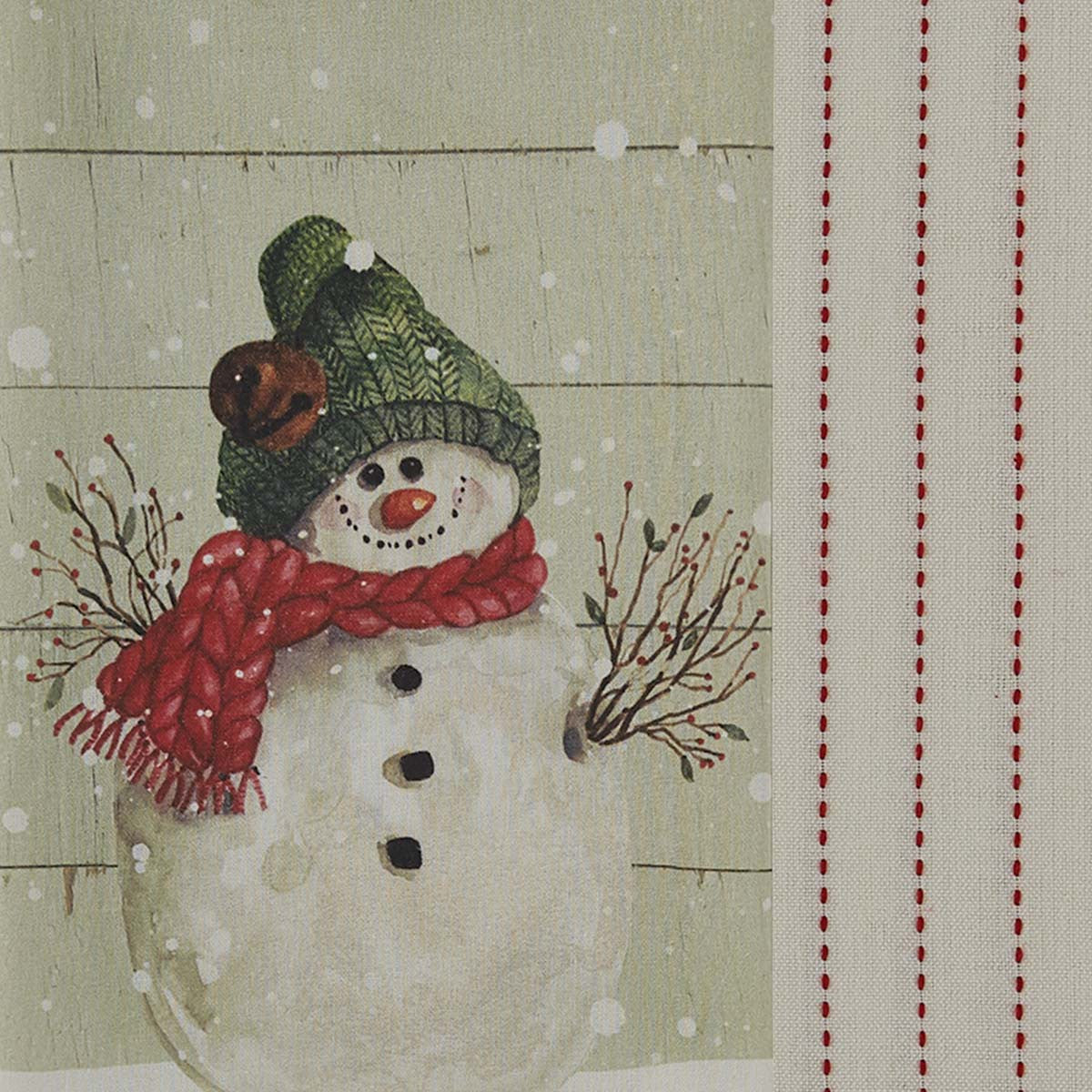 Farmhouse Snowman Let It Snow Dishtowels - Set of 2 Park Designs