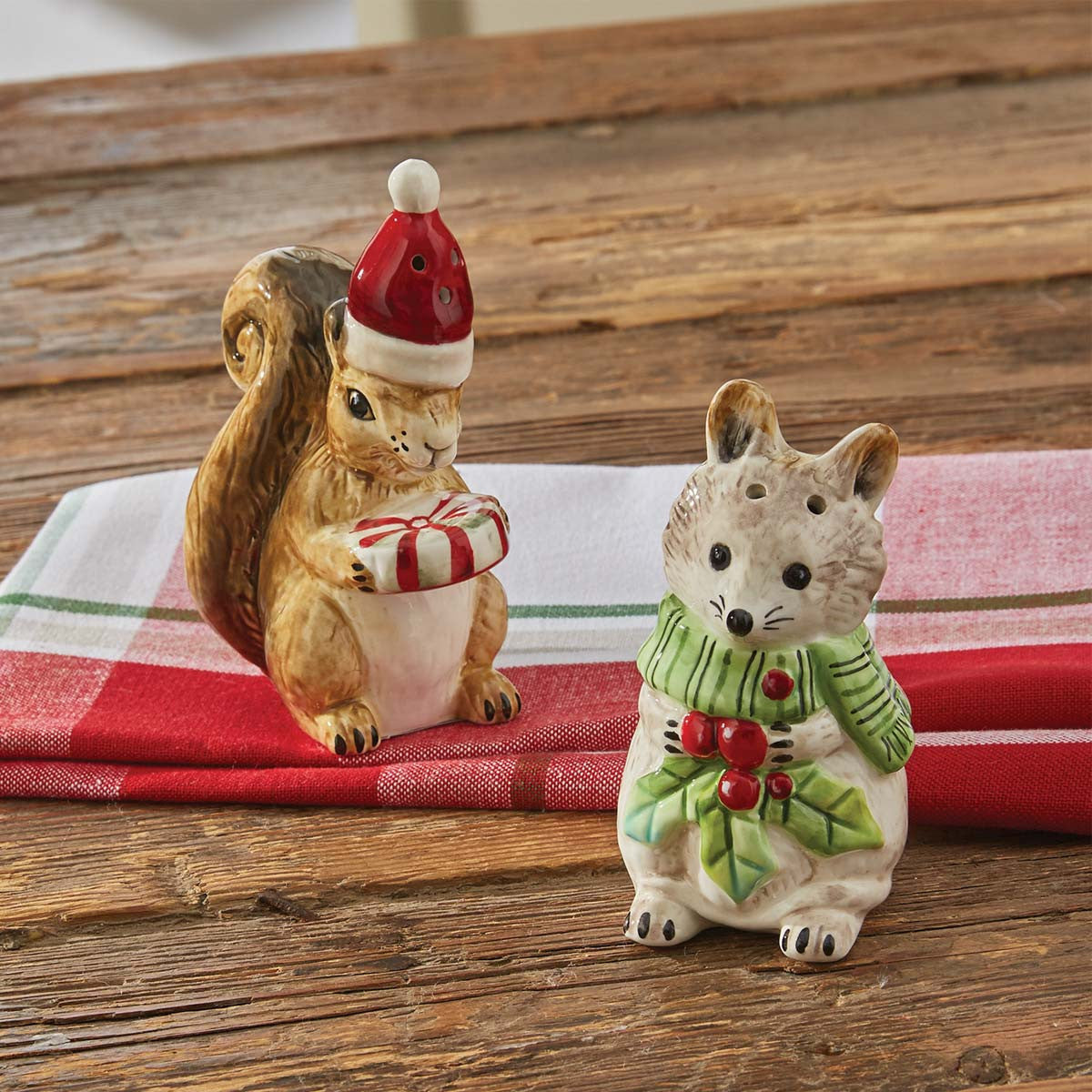 Farmhouse Snowman Salt & Pepper Set - Park Designs