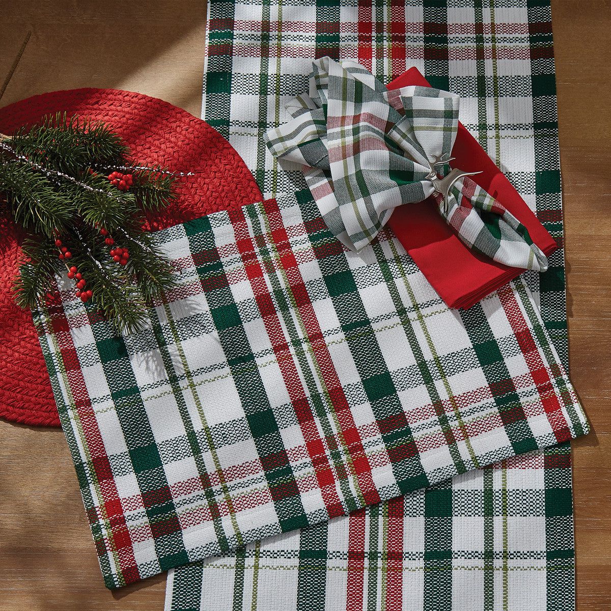 Grace Plaid Table Runner - 15x72 Park Designs
