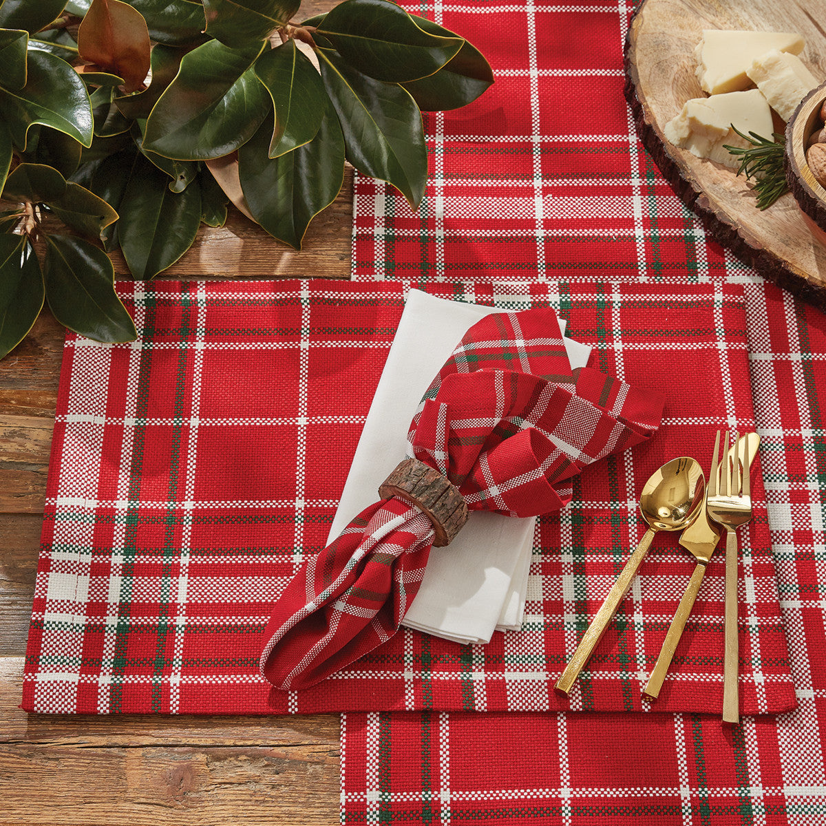 Noelle Plaid Table Runner - 15x72 Park Designs