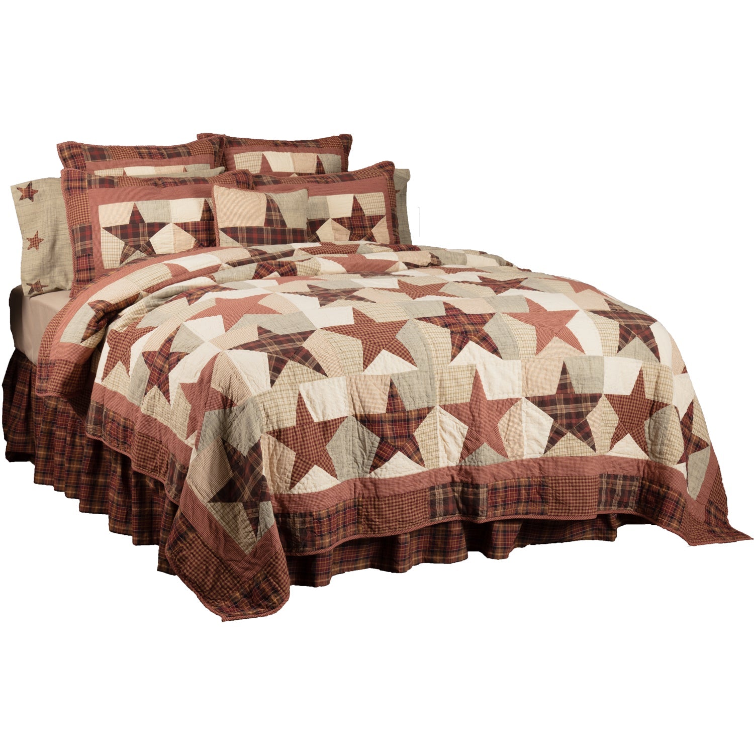 Abilene Star Queen Quilt 94Wx94L VHC Brands