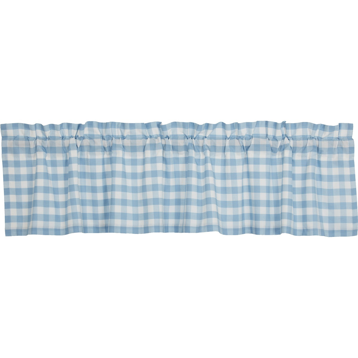 Annie Buffalo Blue Check Valance 16x72 VHC Brands