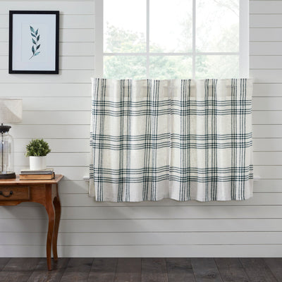 Pine Grove Plaid Tier Curtain Set of 2 L36xW36 VHC Brands