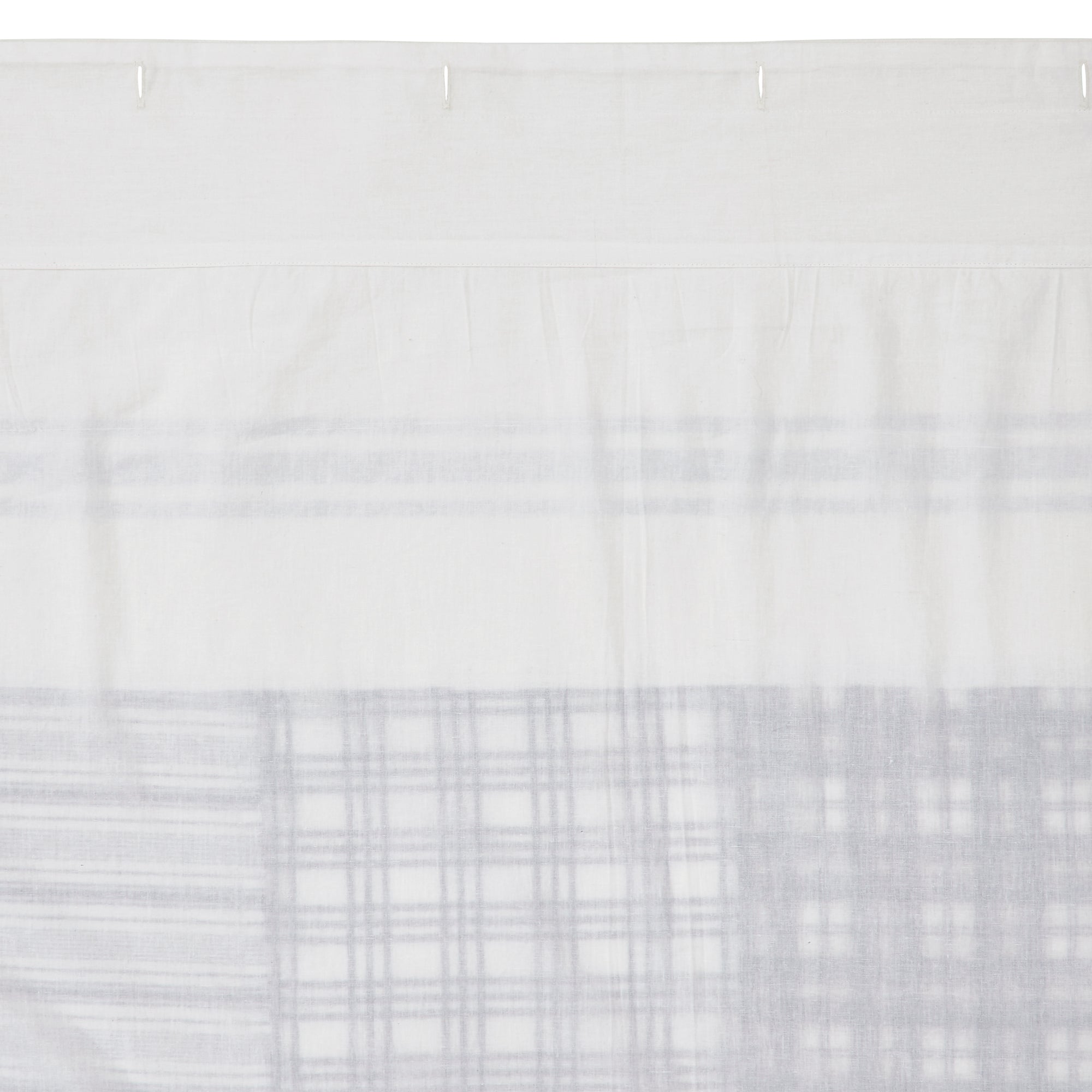 Sawyer Mill Black Stenciled Patchwork Shower Curtain 72x72 VHC Brands
