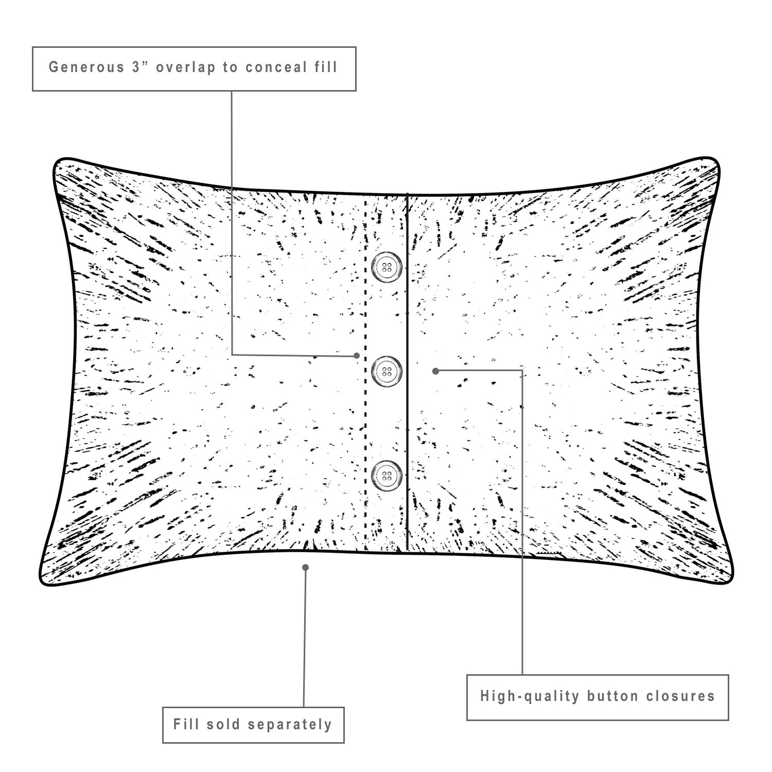 Bingham Star King Sham 21x37 VHC Brands