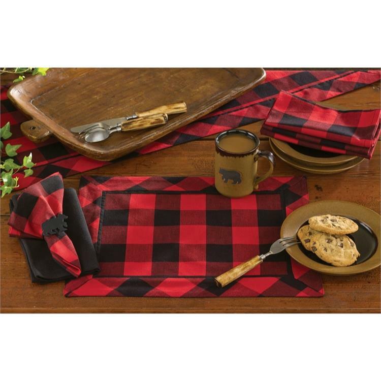 Buffalo Check Placemats - Set Of 6 Park Designs