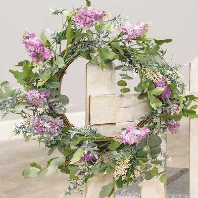 Purple Wildflowers Wreath, 24