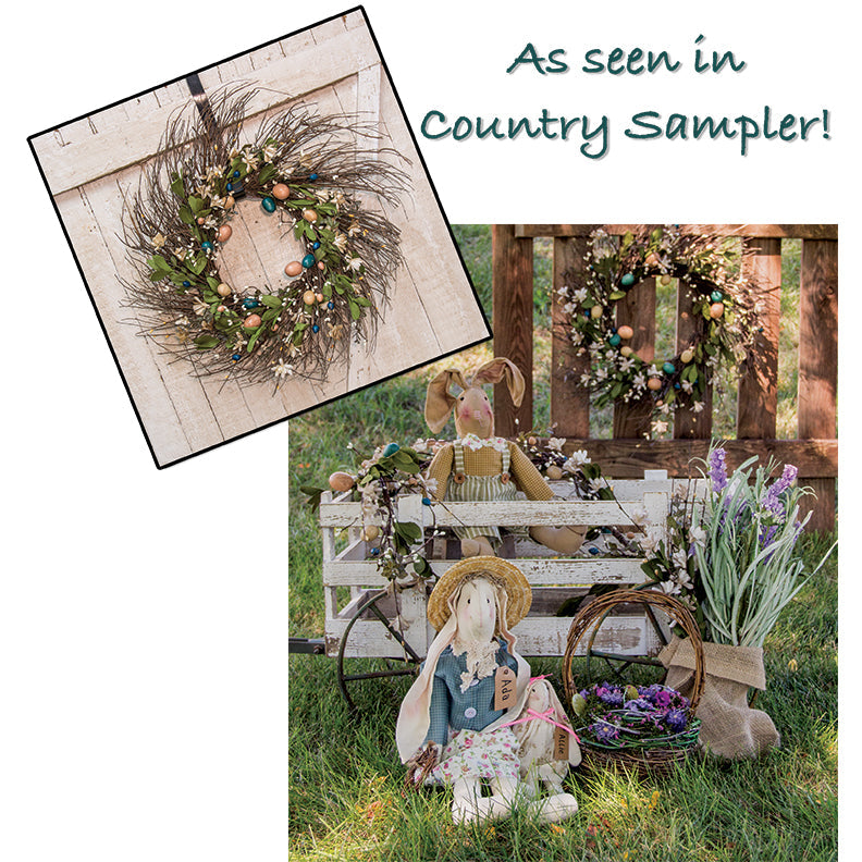Country Easter Wreath, 20"