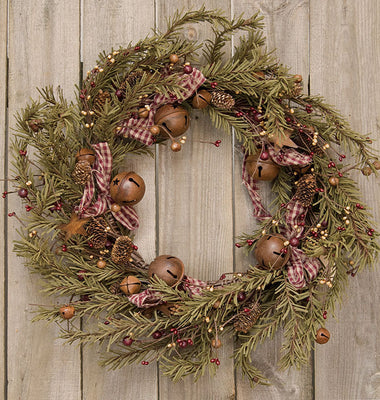 Rustic Holiday Pine Wreath, 22