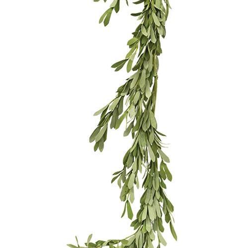 Foamy Willow Leaves Garland, 4ft