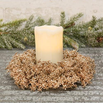 Glitter Gypso Candle Ring, 6