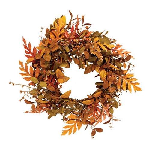 Sizzling Shed Leaves Wreath