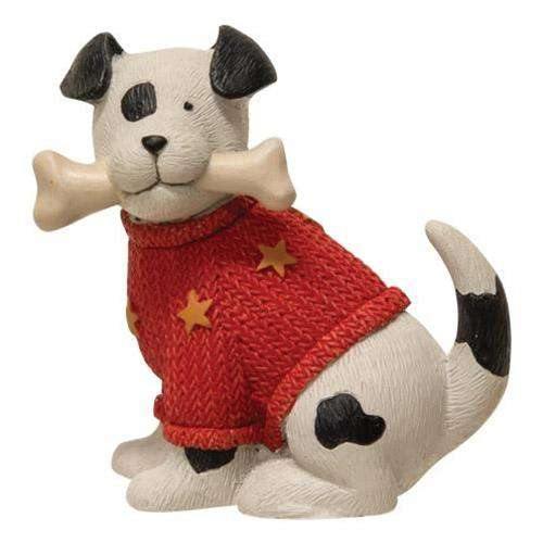 3/Set, Resin Dogs in Christmas Sweaters - The Fox Decor