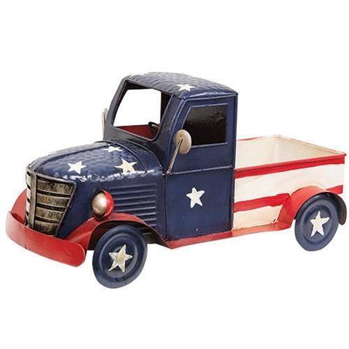 Retro Look Metal Americana Truck - The Fox Decor