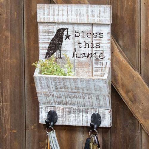 Bless This Home Wall Organizer - The Fox Decor