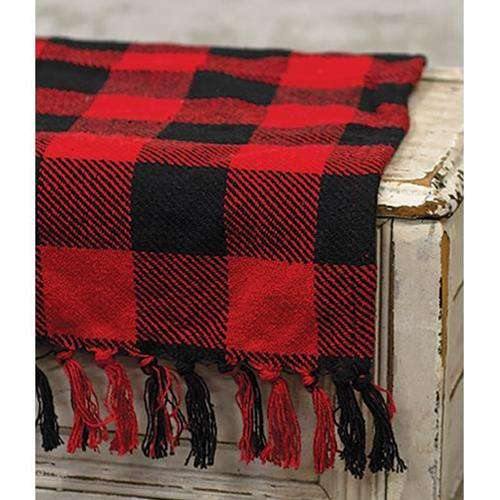 Red & Black Buffalo Check Table Square - The Fox Decor