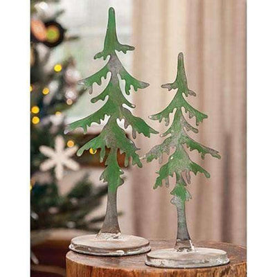 Small Metal Pine Tree