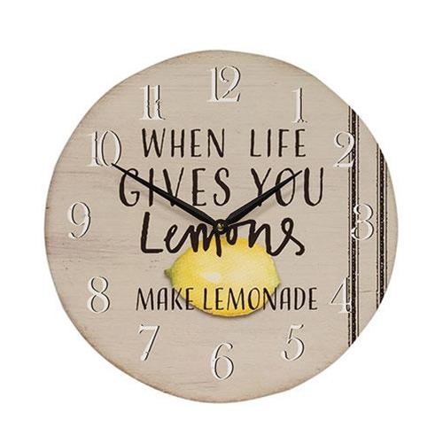 When Life Gives You Lemons Clock
