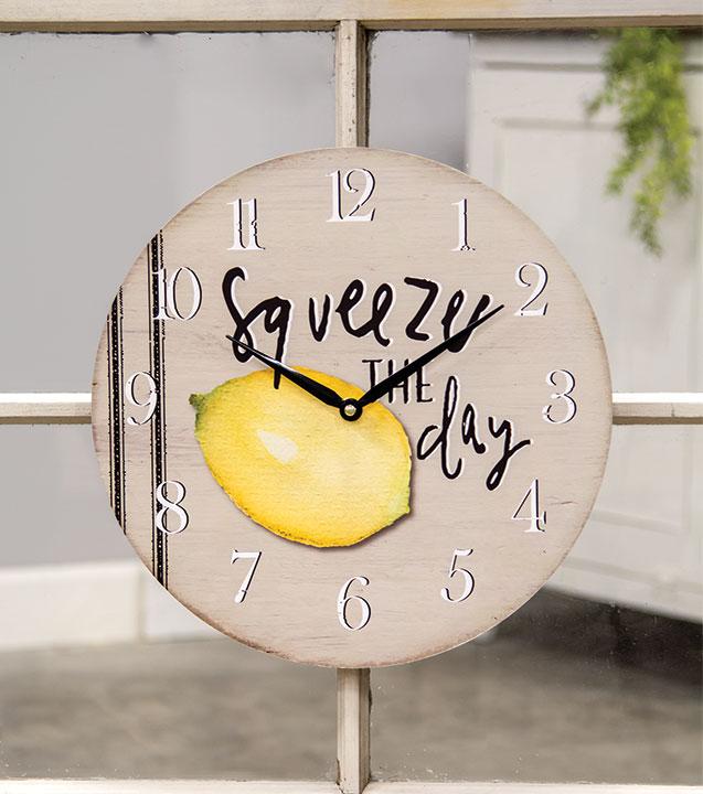 Squeeze the Day Clock