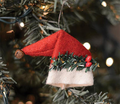 6/Set, Santa Hat Ornaments