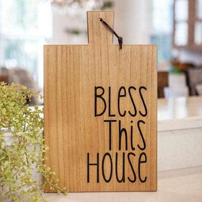 Bless this House Wooden Cutting Board Wall Hanging