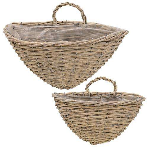 2/Set Nested Oval Baskets - The Fox Decor