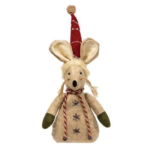 Winter Candy Cane Mouse - The Fox Decor