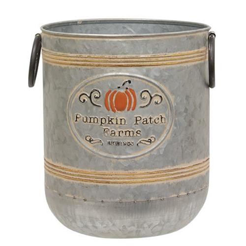 2/Set, Pumpkin Patch Farms Galvanized Buckets