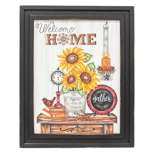 Welcome Home Sunflowers Framed Print, 12x16