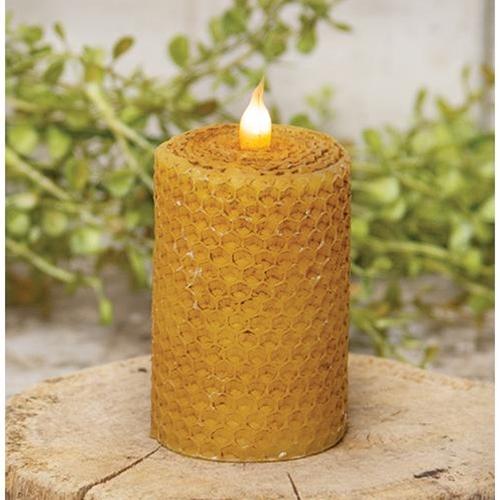Wrapped Honeycomb LED Pillar, 2" x 3"