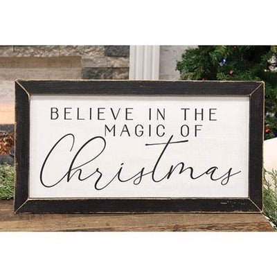Believe in the Magic of Christmas Framed Sign, 12
