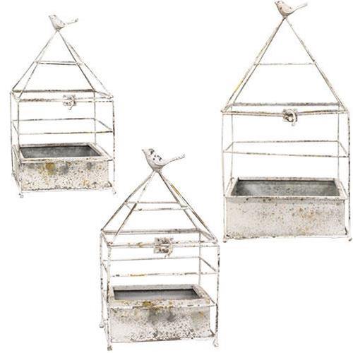 3/Set, Sparrow Aviaries Freestanding Bird Cages - The Fox Decor
