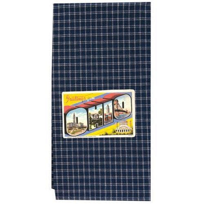 Greetings From Ohio Navy Dish Towel
