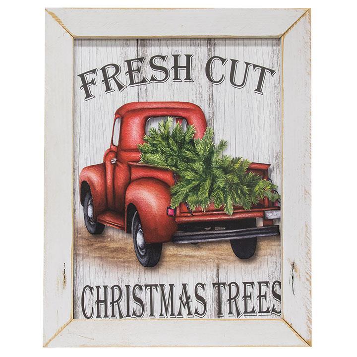 Fresh Cut Christmas Trees Framed Print - The Fox Decor