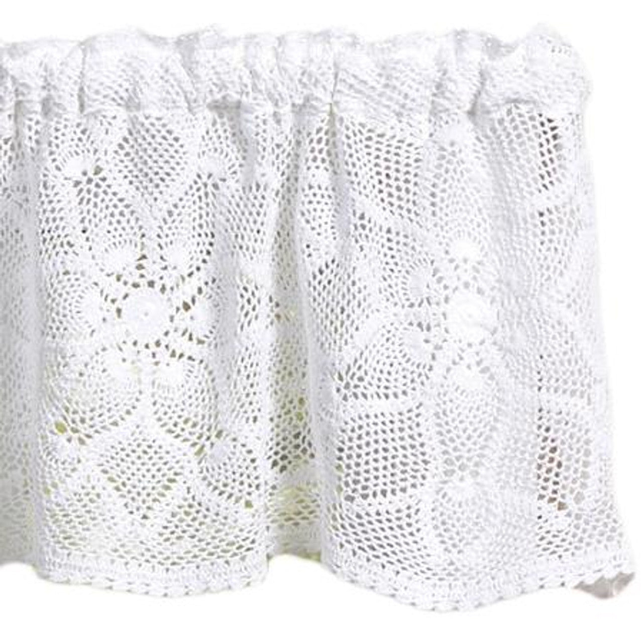 Kadia Crochet Valance 60"x 14" Park designs