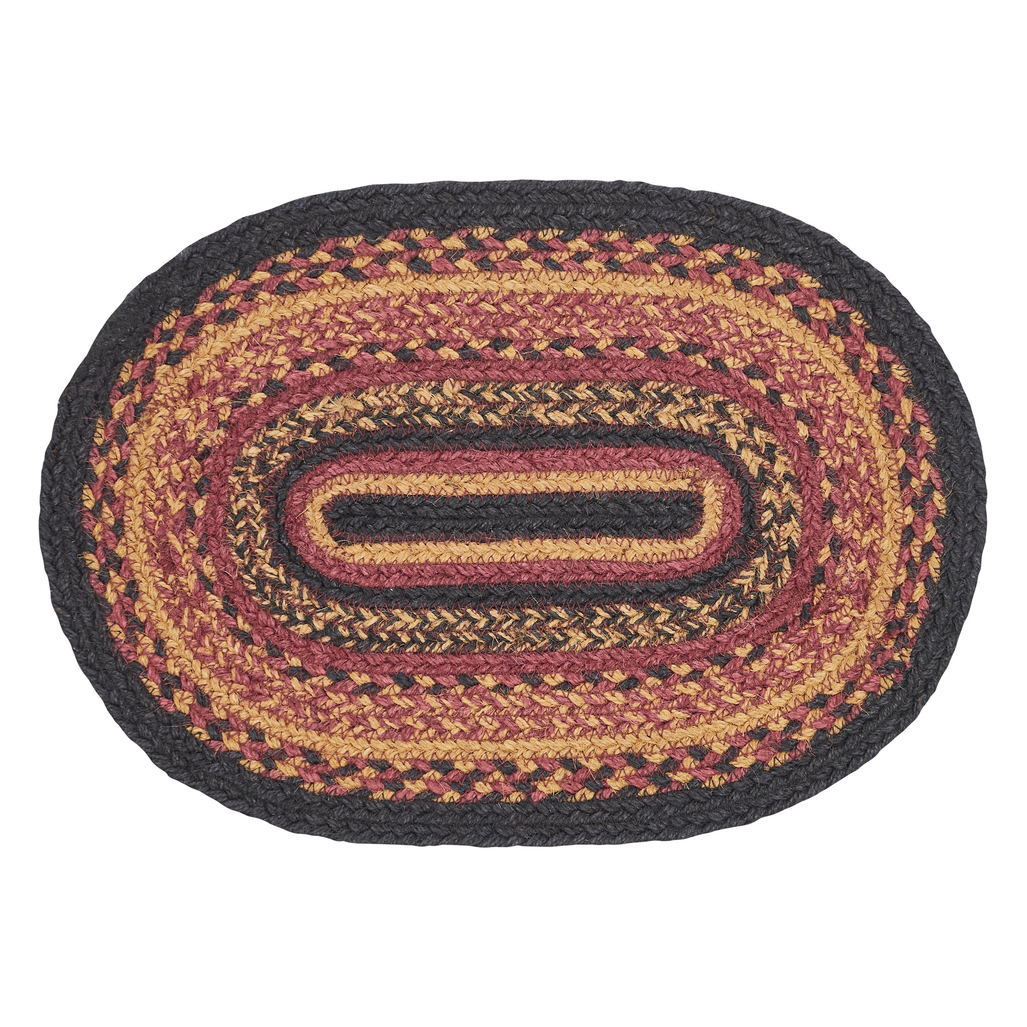 Heritage Farms Jute Oval Placemat 10x15 VHC Brands