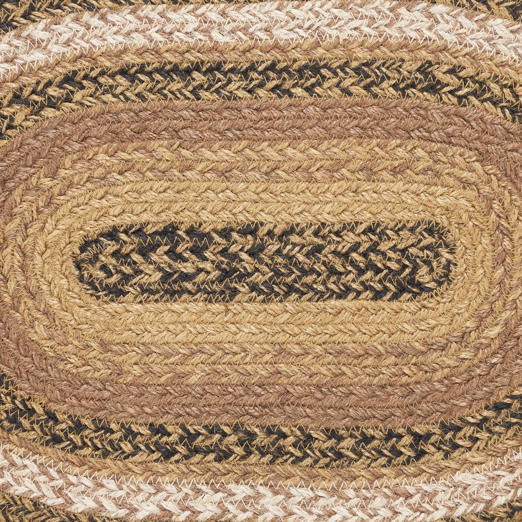 Kettle Grove Jute Braided Oval Placemat 10"x15" VHC Brands