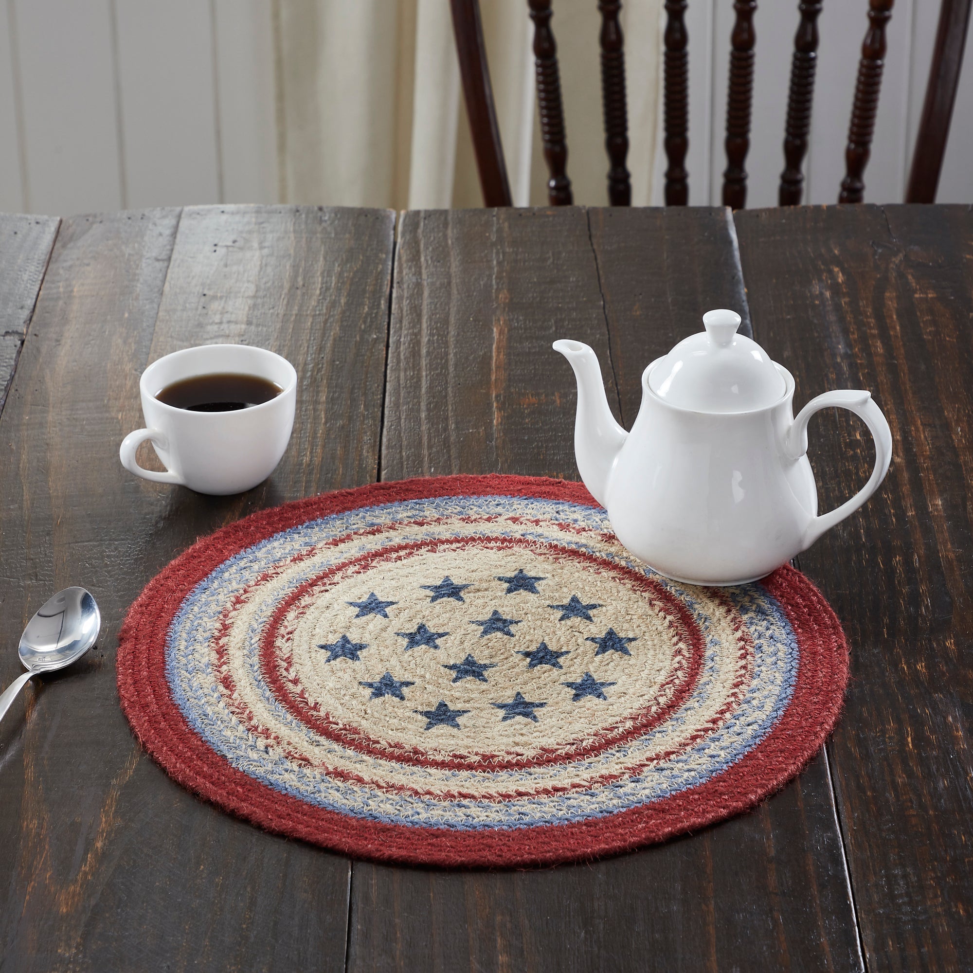 Celebration Jute Trivet 15 VHC Brands