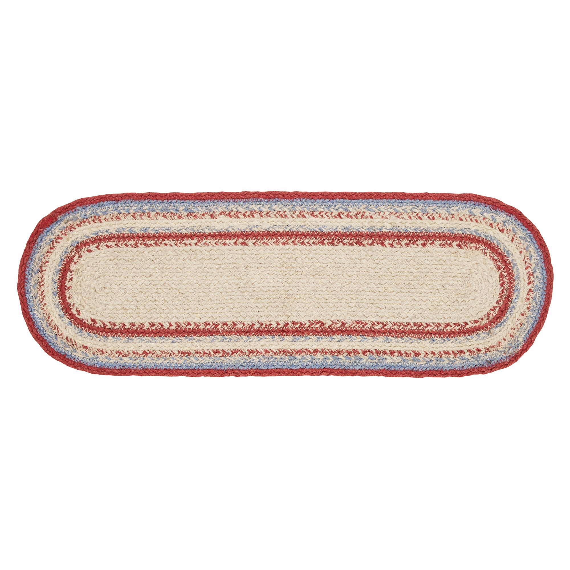 Celebration Jute Oval Runner Braided 8x24 VHC Brands