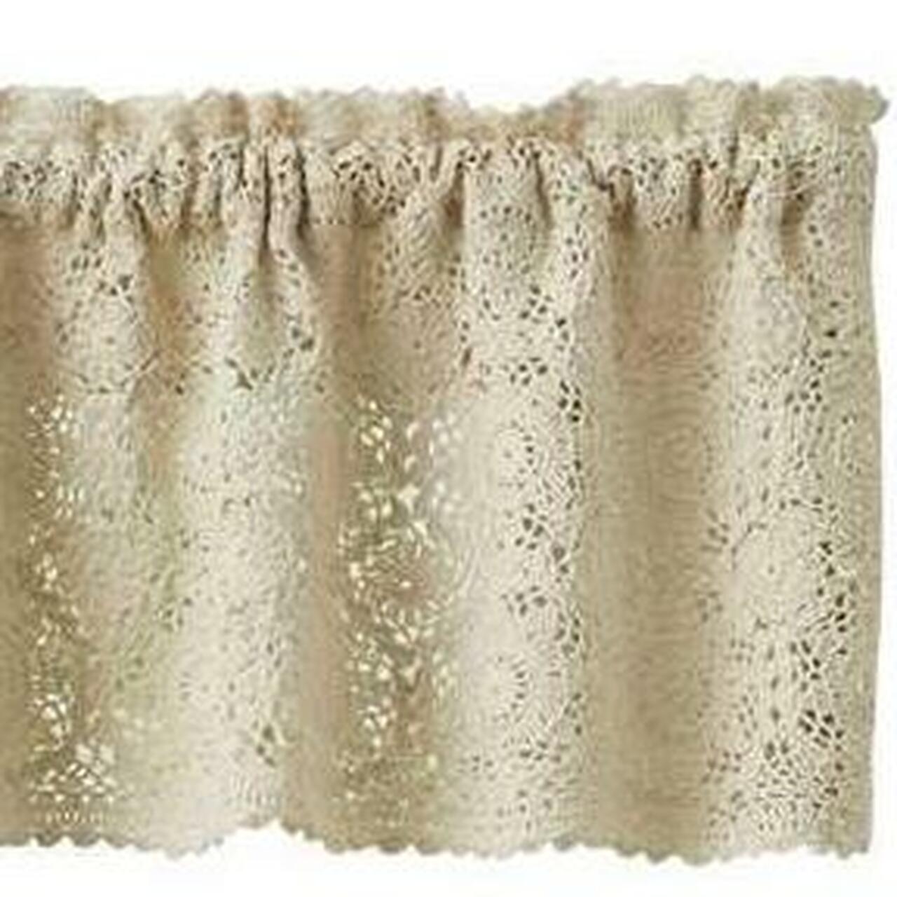 Lace Valance - Cream Park designs