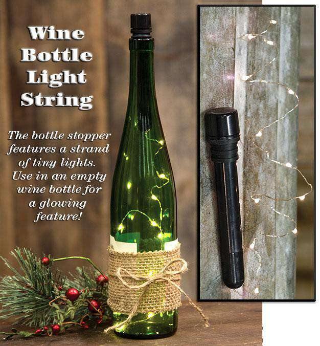 Wine Bottle Light Strand - The Fox Decor
