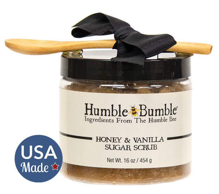 Honey & Vanilla Sugar Scrub, 16oz