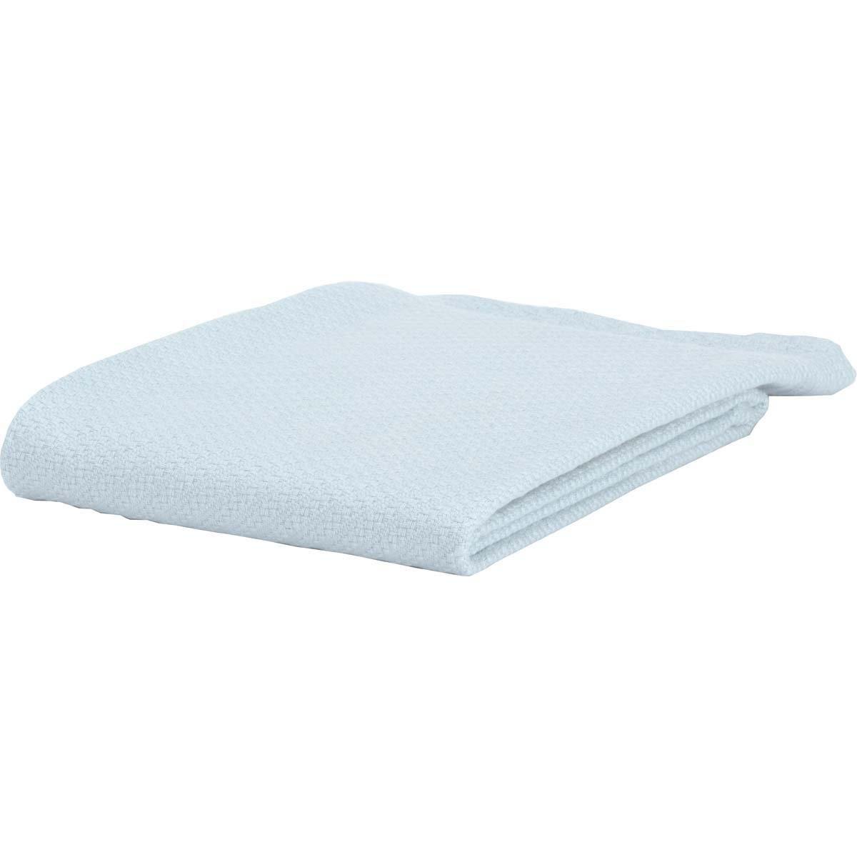 Dusty Blue Baby Blanket 48x36 VHC Brands - The Fox Decor