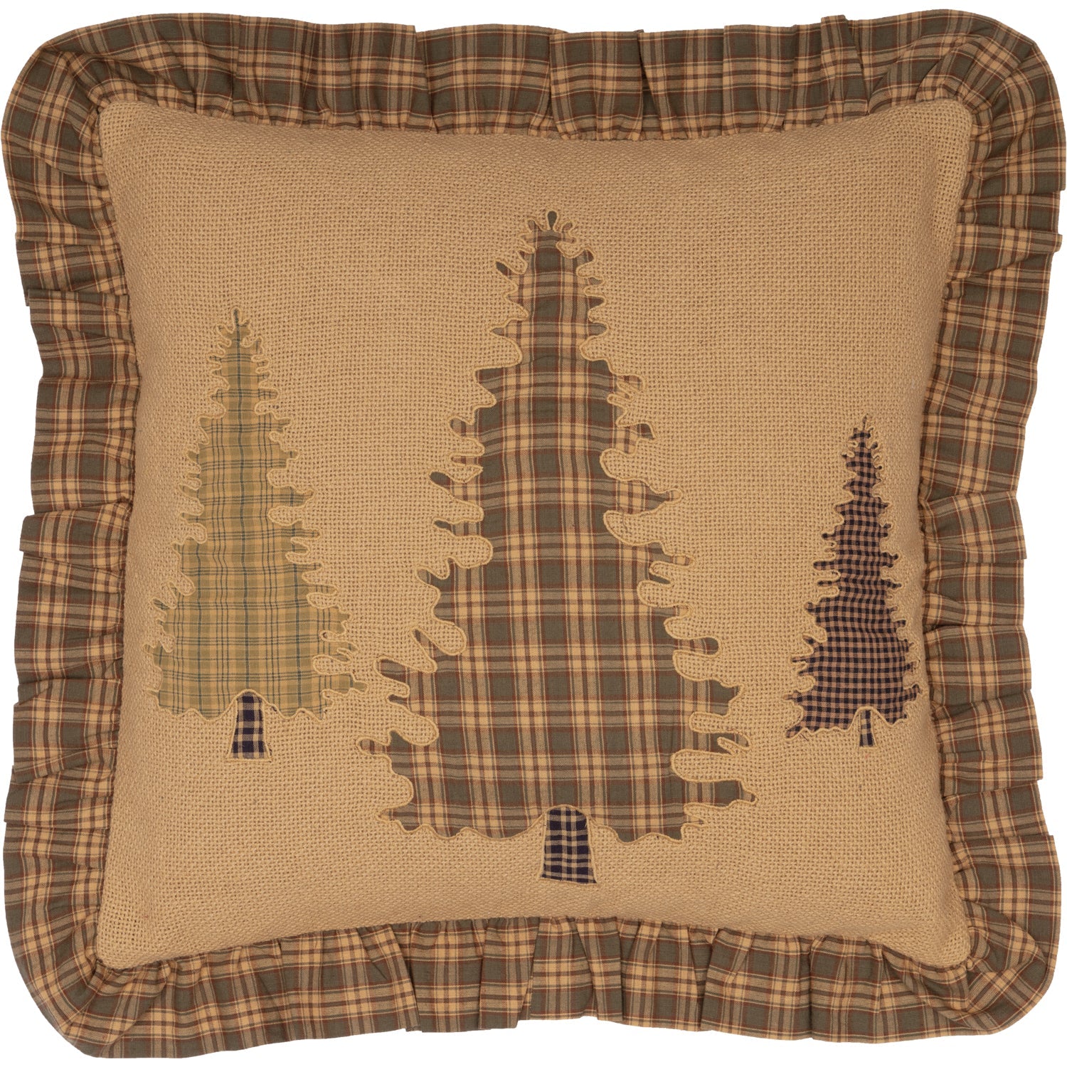 Cedar Ridge Tree Applique Pillow 18x18 VHC Brands