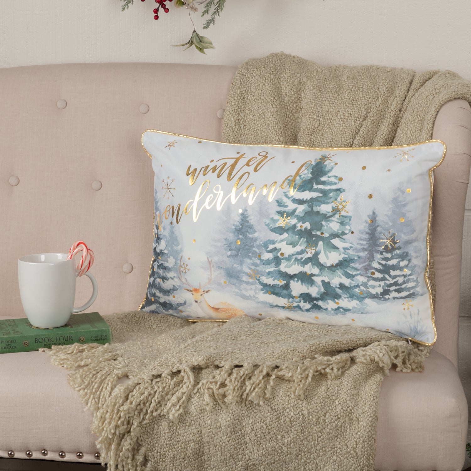 Winter Wonderland Pillow 14x22 VHC Brands