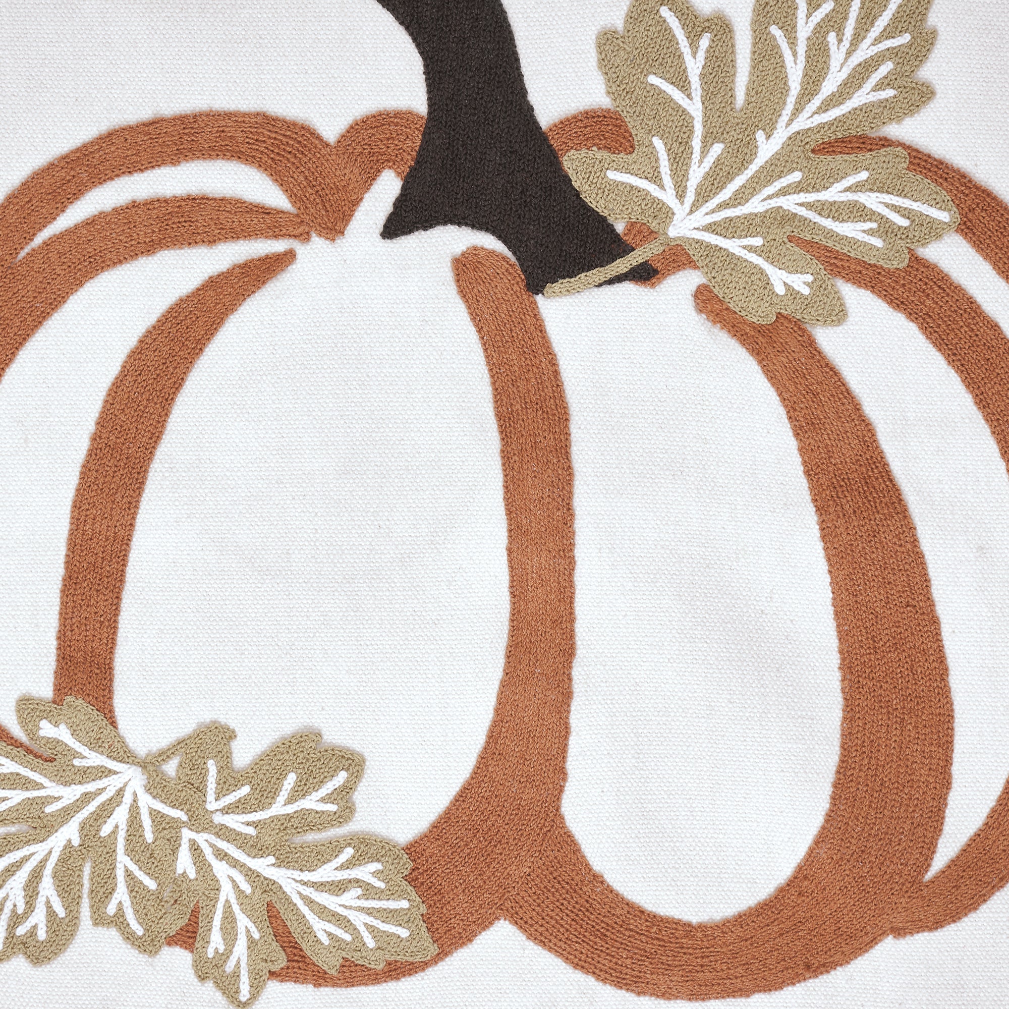 Wheat Plaid Pumpkin Pillow Cover 18x18 VHC Brands
