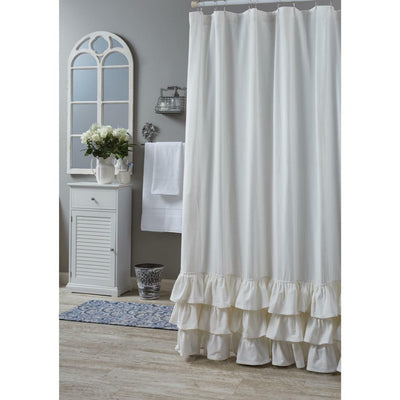 Ruffled Shower Curtain - 72