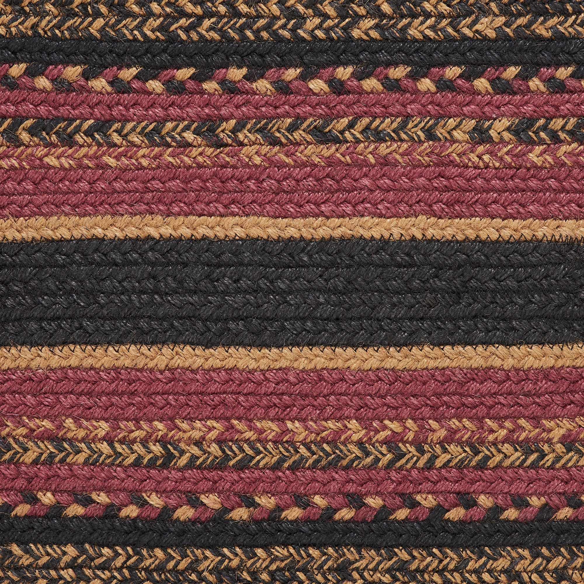 Heritage Farms Jute Braided Rug Oval with Rug Pad 27"x48" VHC Brands